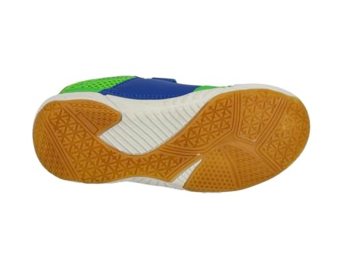 Detalle de Lico Sport VS Unisex Hallenturnschuh – Grün/Blau, Größe 34 EU