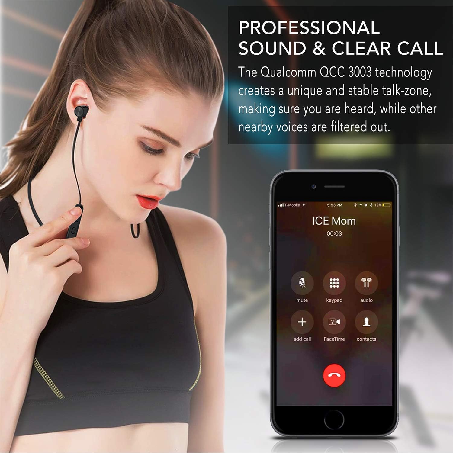 Thumbnail 3 de YATWIN Bluetooth Kopfhörer Sport In Ear