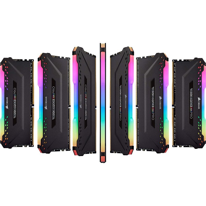 Detalle 2 de Corsair Vengeance RGB Pro Optimizado AMD DDR4 3200 16GB (2x8GB) CL16