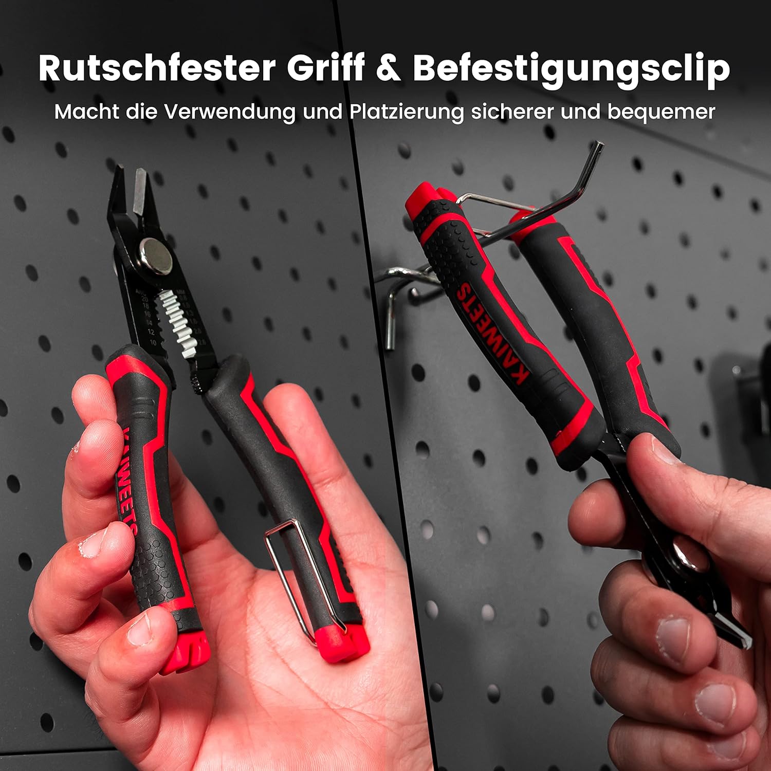 Thumbnail 6 de KAIWEETS 3-in-1 Seitenschneider, Schneidezange & Abisolierzange für 20–10 AWG Kabel