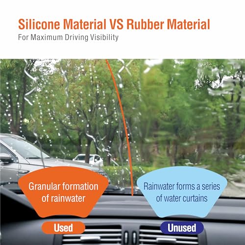 Thumbnail 1 de WOWIPER OEM 26" 17" Silicone Wiper Blades for Nissan