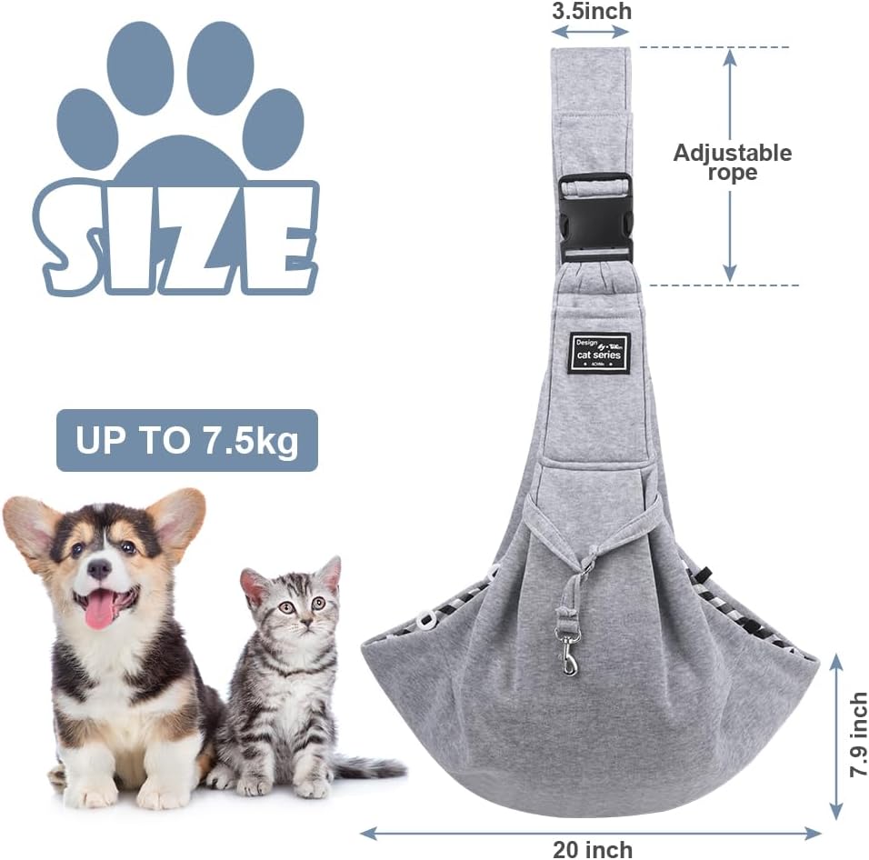 Detalle 2 de Adiwo Hundetragetasche Welpen bis 7.5 kg