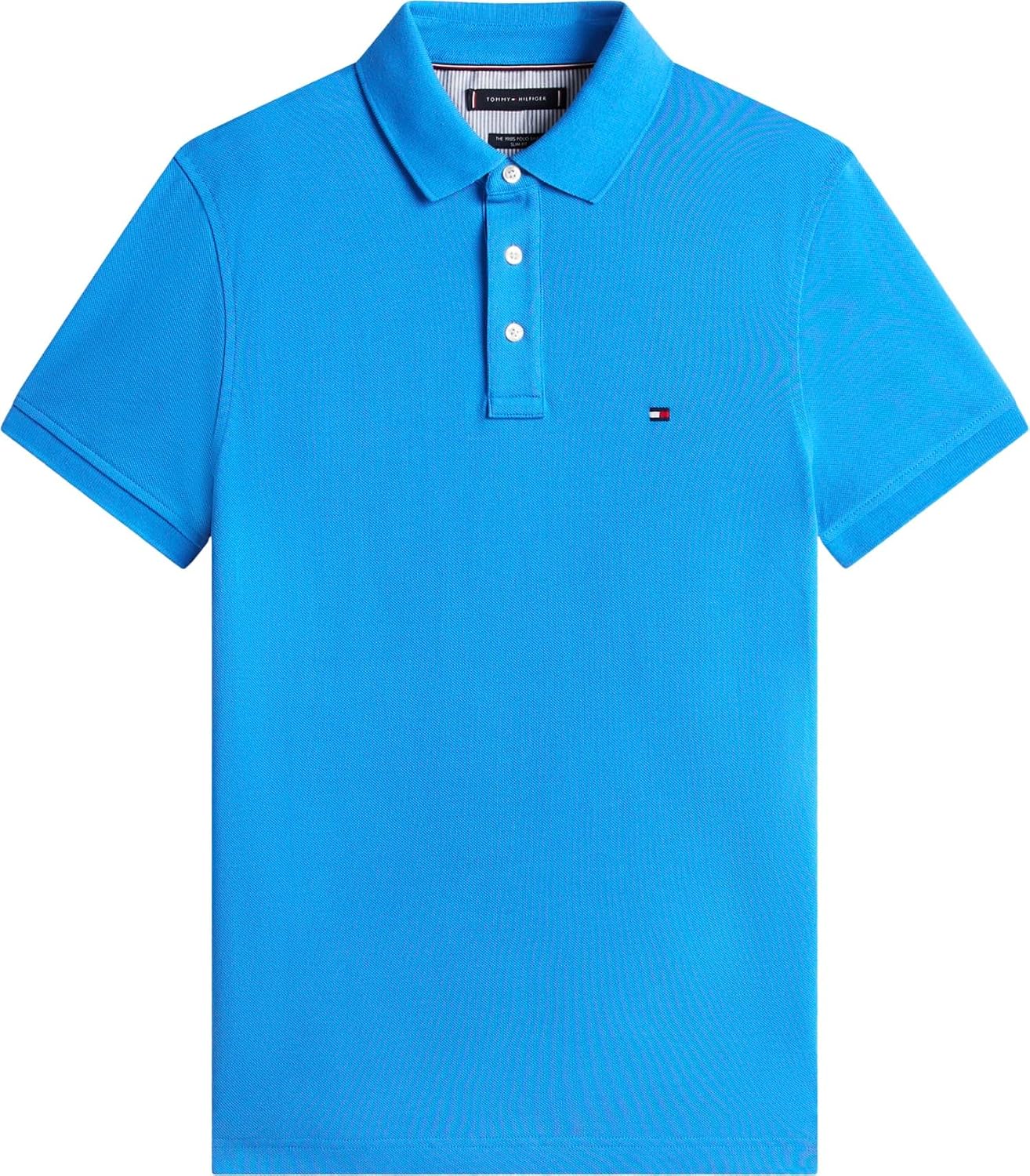 Detalle 2 de Tommy Hilfiger Herren Polo 1985 Slim – Kurzarm, Slim Fit
