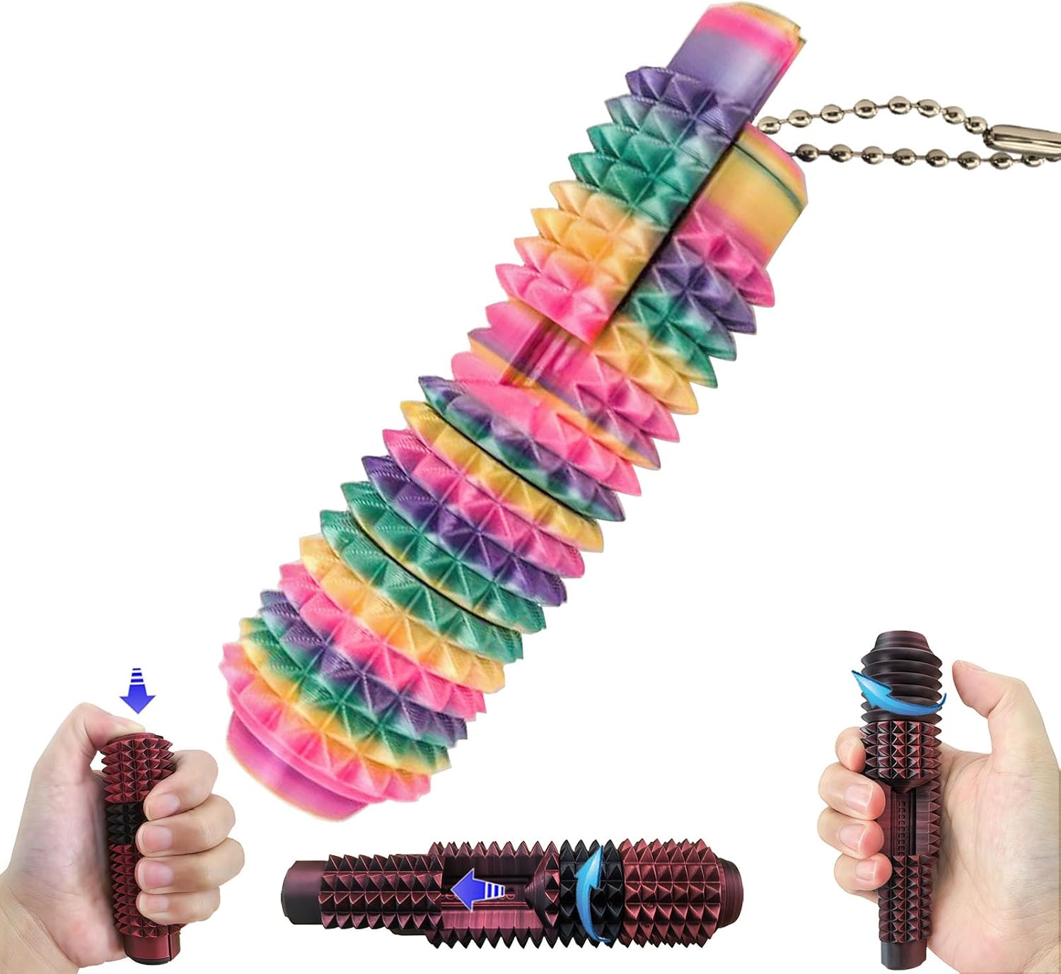 Thumbnail 4 de Little Ouchies Spiky Fidget Keychain