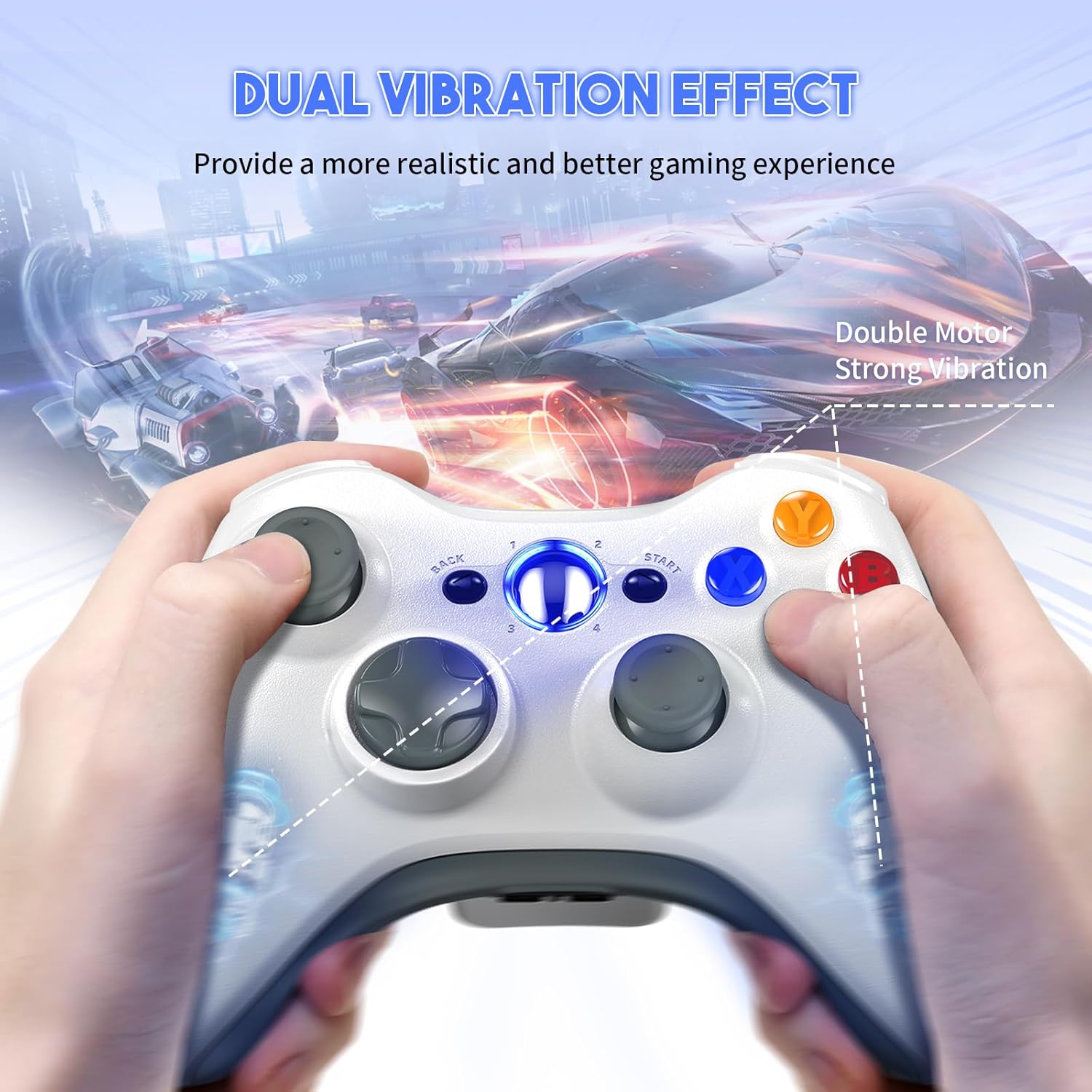 Thumbnail 3 de Gamrombo Replacement Xbox 360 Controller 2-Pack