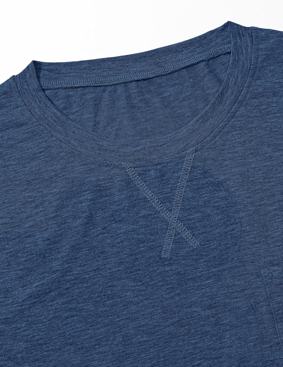 Thumbnail 4 de TARAINYA Herren-T-Shirt aus Baumwollmix mit Elasthan, kurzarm Rundhals & Brusttasche (M–4XL)