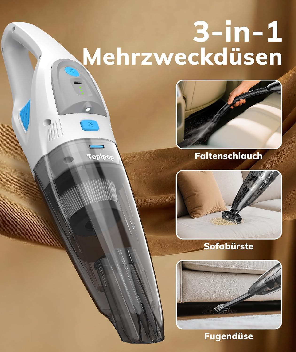 Thumbnail 4 de Topipop Aspiradora de Mano 25000 Pa