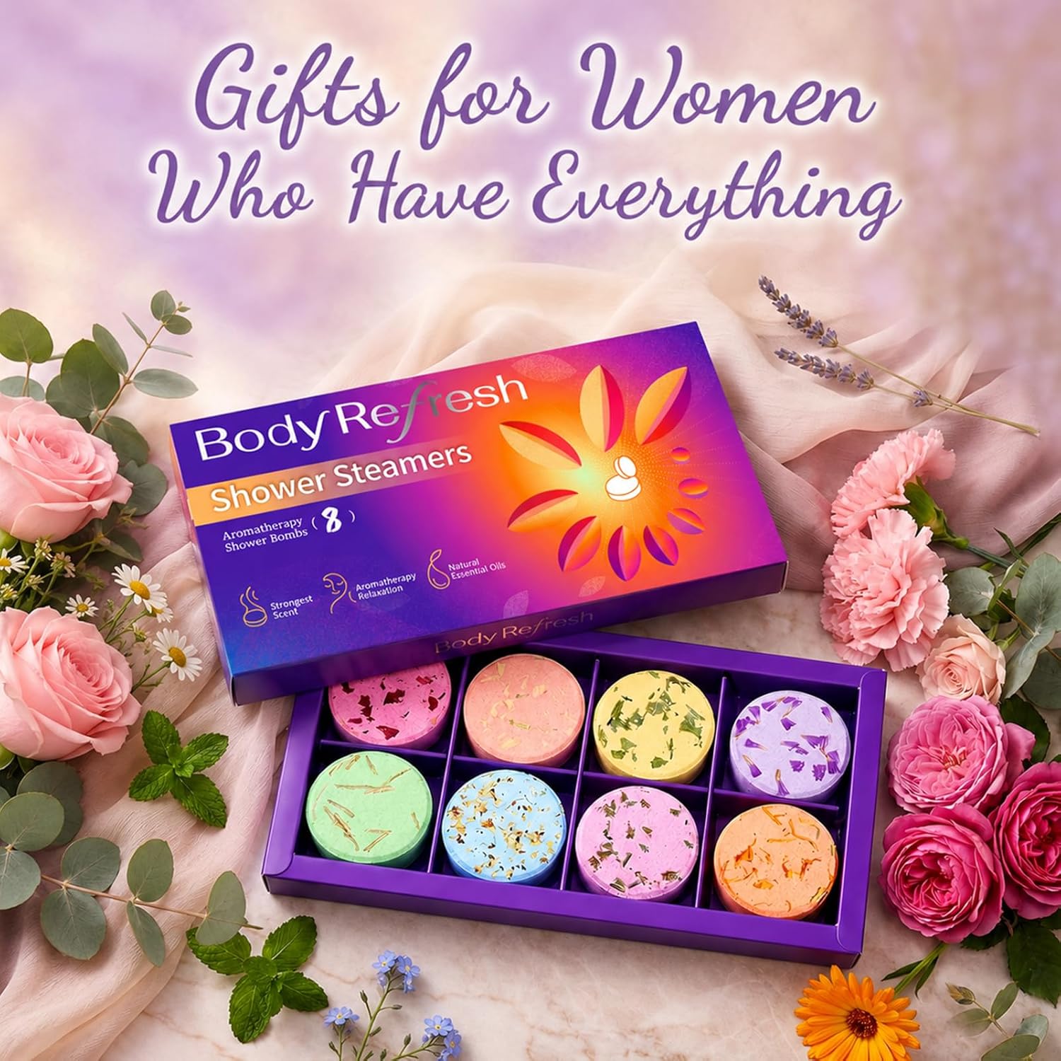 Thumbnail 5 de Shower Steamers 8-Pack Aromatherapy