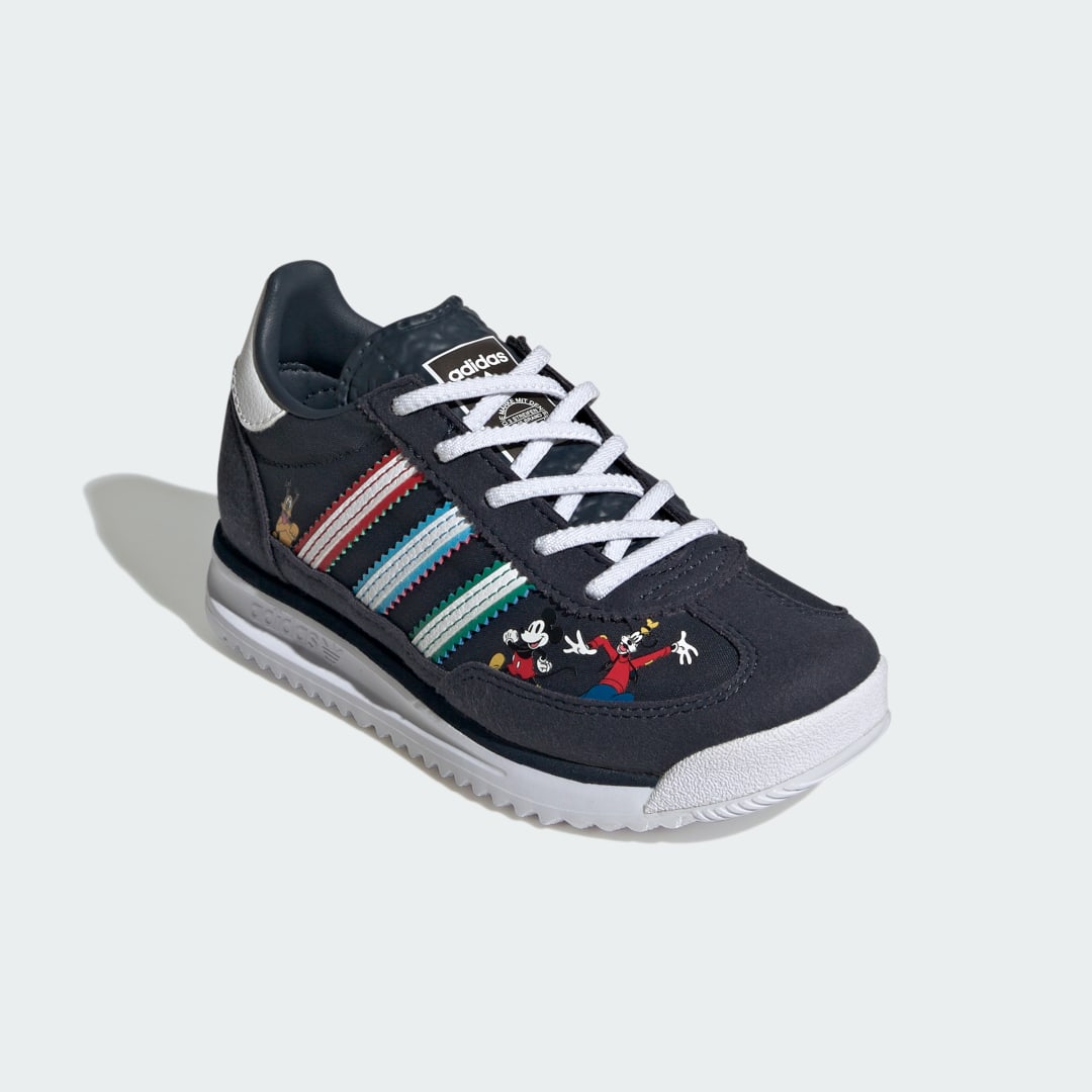 Thumbnail 3 de ADIDAS Disney SL 72 RS Elastic Lace Shoes: zapatillas azules con guiño Disney