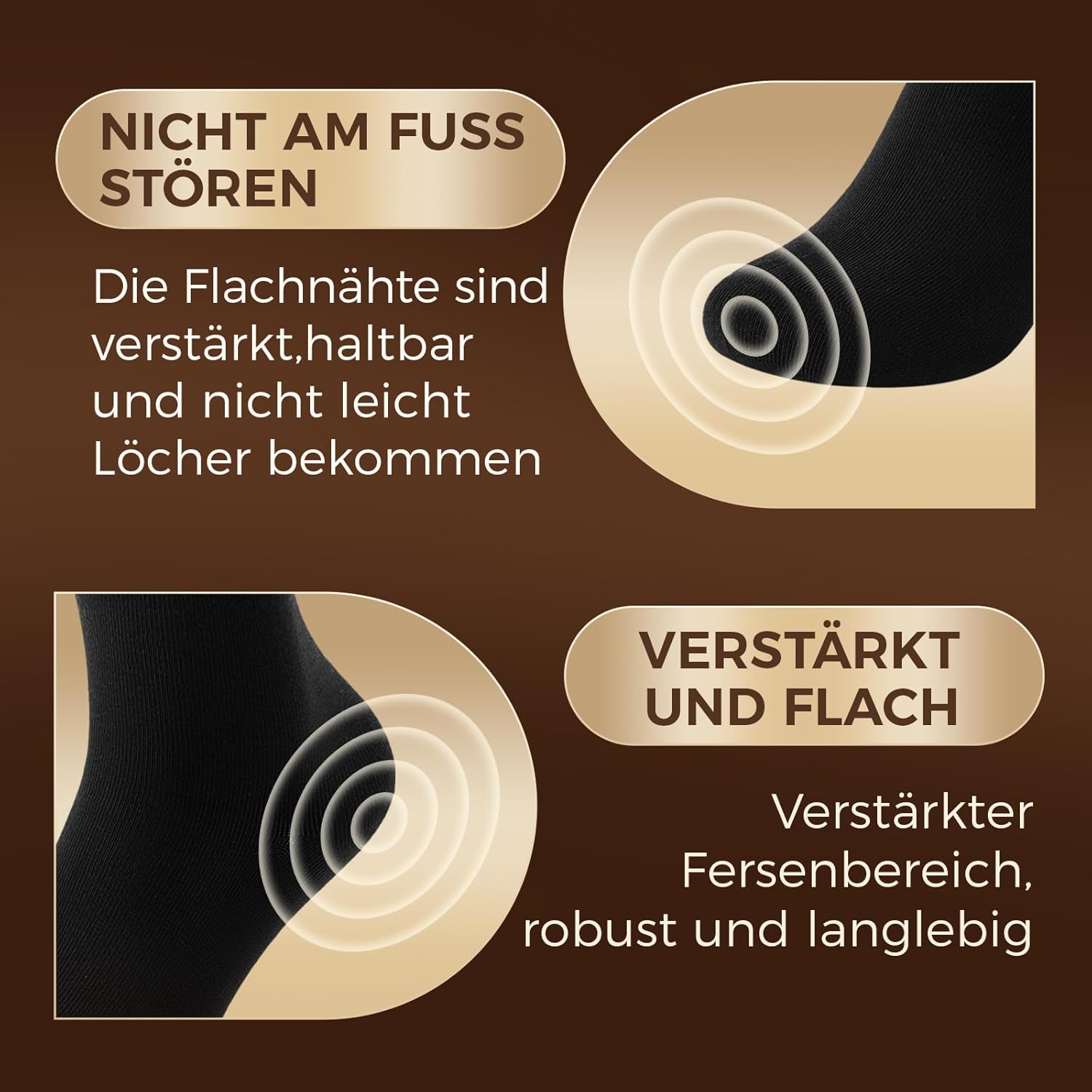 Thumbnail 2 de fitfets 12 Paar Socken – Herren & Damen, Baumwolle, atmungsaktiv, Business & Sportsocken in Schwarz/Weiß/Grau