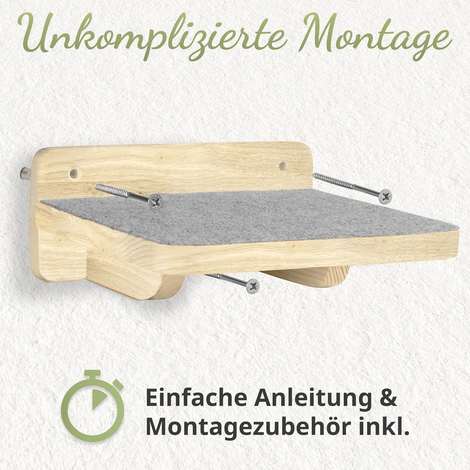 Thumbnail 3 de WOOWOOD Mur d’escalade pour chat – Lot de 3 escaliers muraux XL