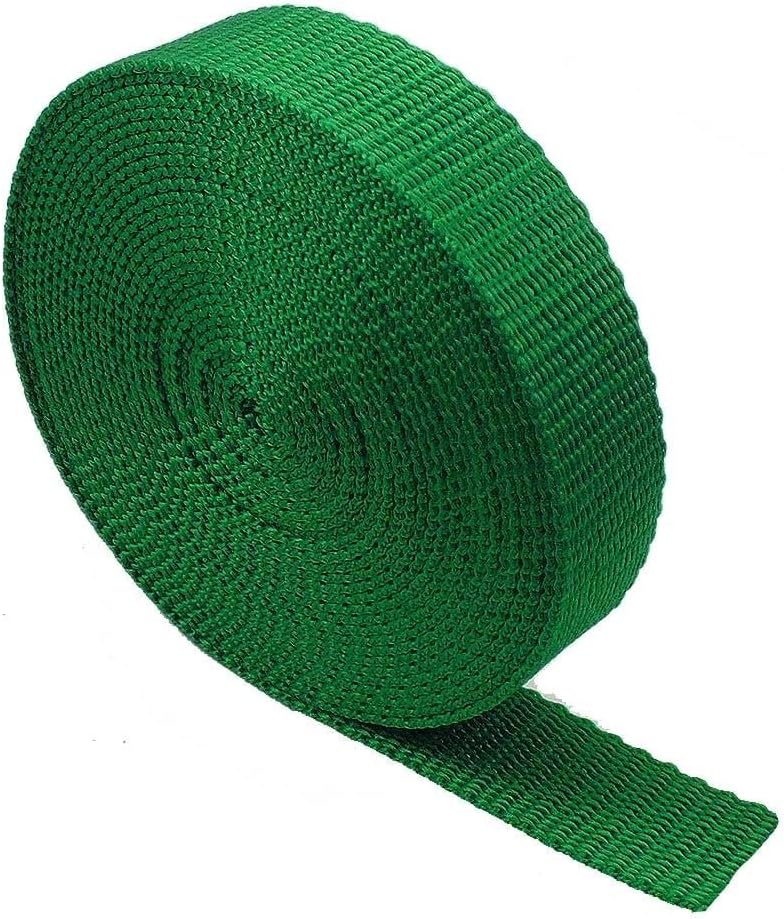 Detalle de The Bead Shop Heavy Duty Webbing Strap Tape (5 m) – polypropylene strapping for rucksacks, luggage & belts