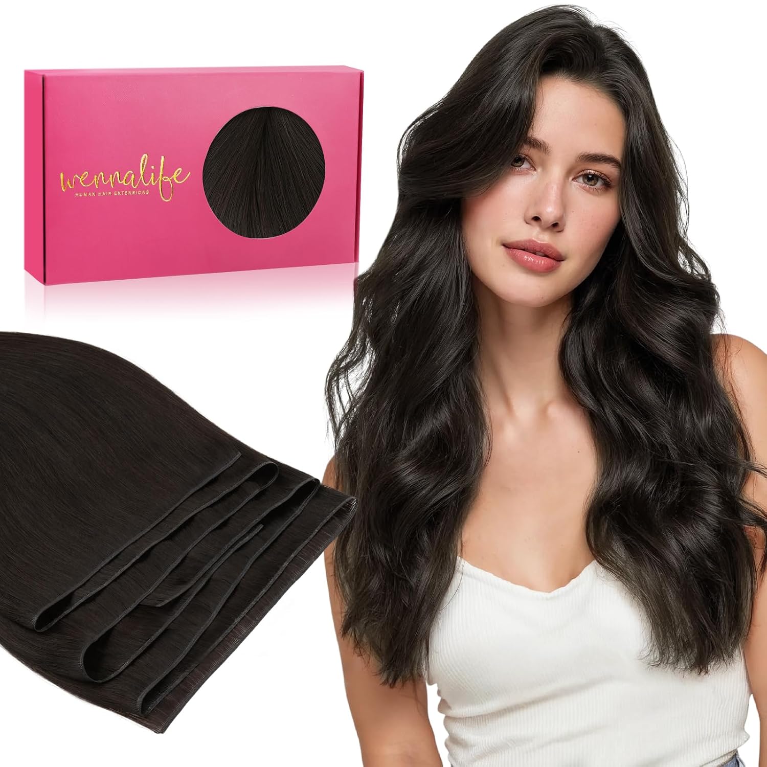 Thumbnail 6 de WENNALIFE 20 Inch Sew‑In Remy Hair Extensions