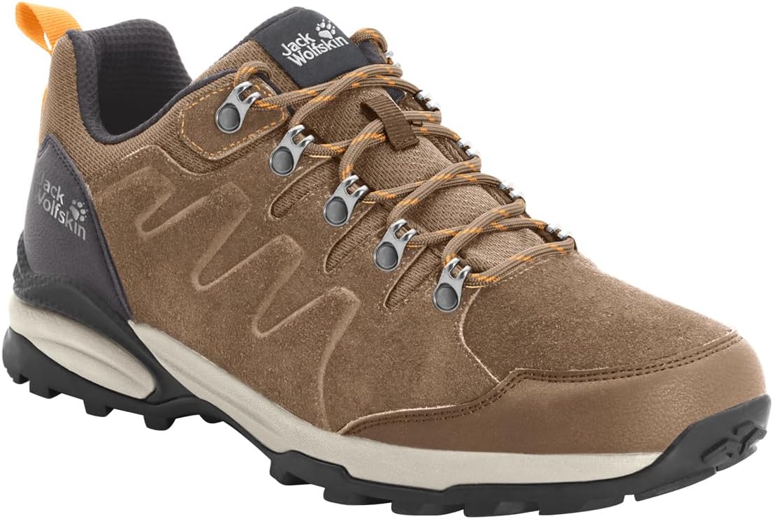 Detalle de Jack Wolfskin Damen Refugio Texapore Low Walking-Schuh – wasserdicht, atmungsaktiv, für leichte Tagestouren