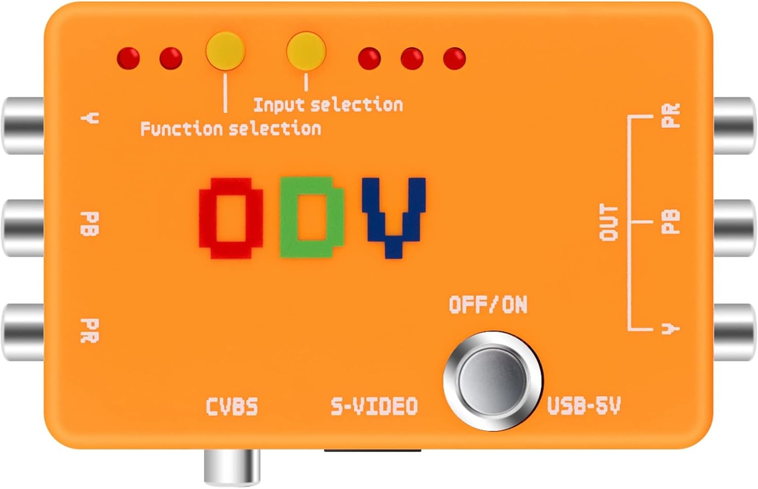 Detalle de Mcbazel ODV-II Convertisseur Component (CVBS/S-Video) vers YPbPr pour rétro gaming et OSSC