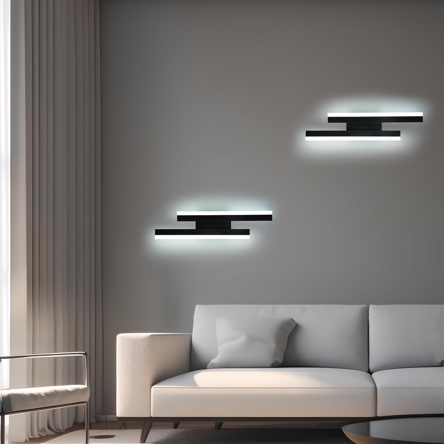 Thumbnail 6 de Riserva 30924009 kinkiet LED 16 W, 1800 lm, 6500 K, czarny, 40 cm