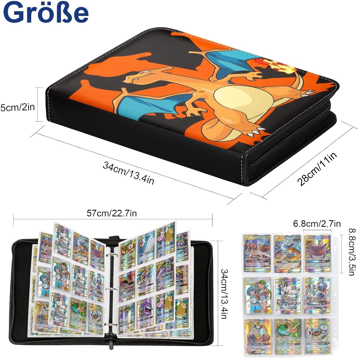 Thumbnail 1 de Sammelalbum für Pokemon Karten 50 Seiten