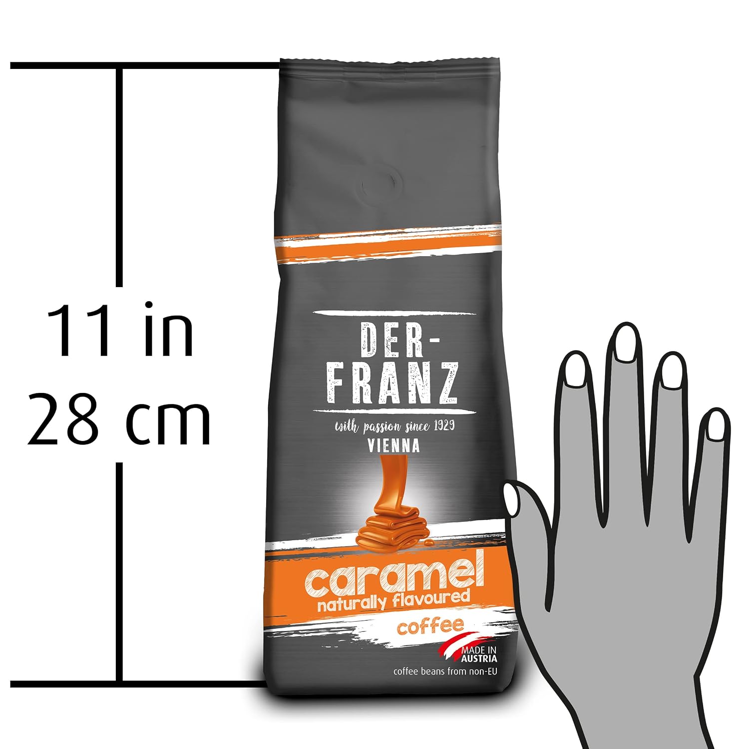 Thumbnail 6 de DER-FRANZ Kaffee aromatisiert mit Karamell, gemahlen – 2 x 500 g