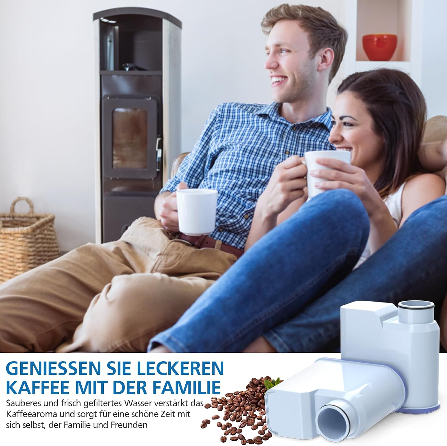 Detalle 2 de isinlive Ersatzwasserfilter für Philips Aqua Clean CA6903/10, CA6903/22 & CA6903/… (4 Stück)