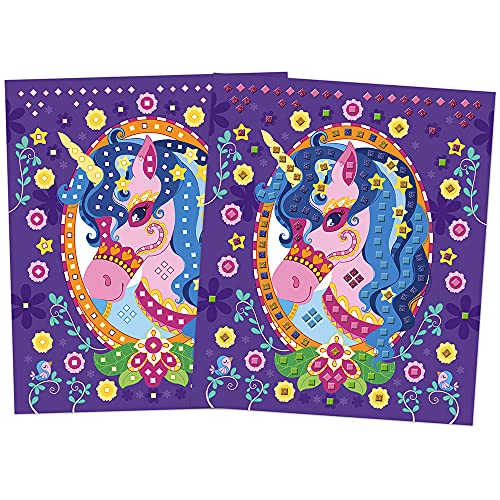 Detalle 2 de Janod - Coffret Mosaïques en Mousse Poneys et Licornes – Les Ateliers du Calme (J07957)