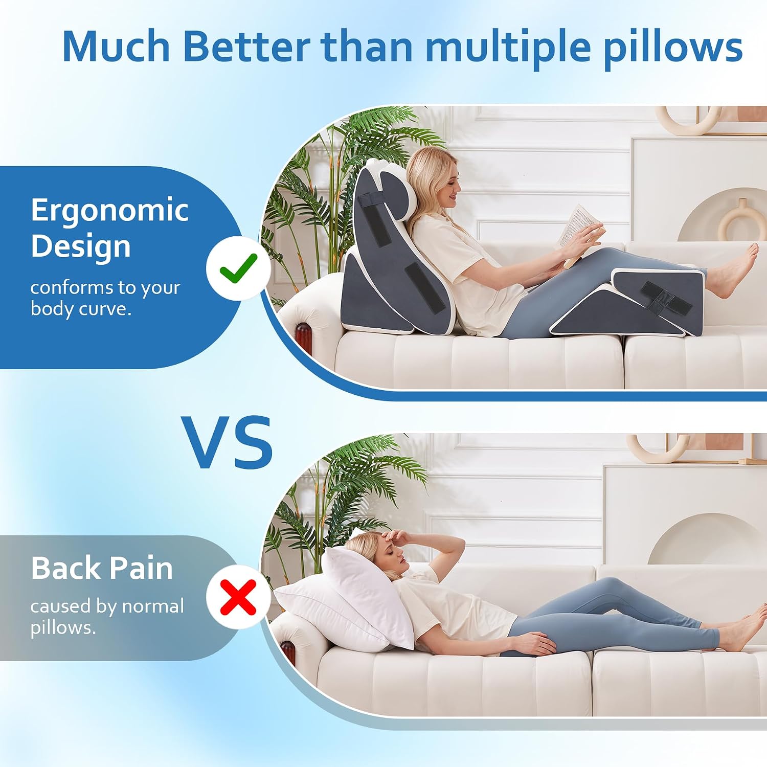 Thumbnail 4 de Ahpmeoa 5Pcs Orthopedic Wedge Pillow Set 5-pack