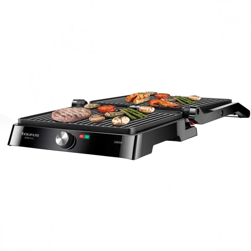 Detalle de Taurus Etna Grill y Plancha 2200W