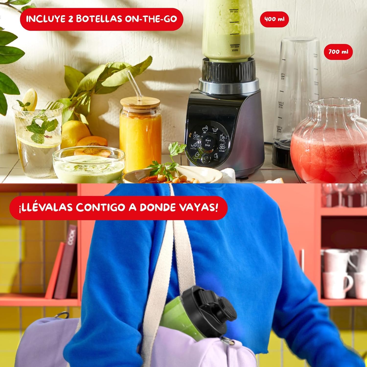 Thumbnail 6 de Moulinex Blend Up 1000 W batidora personal