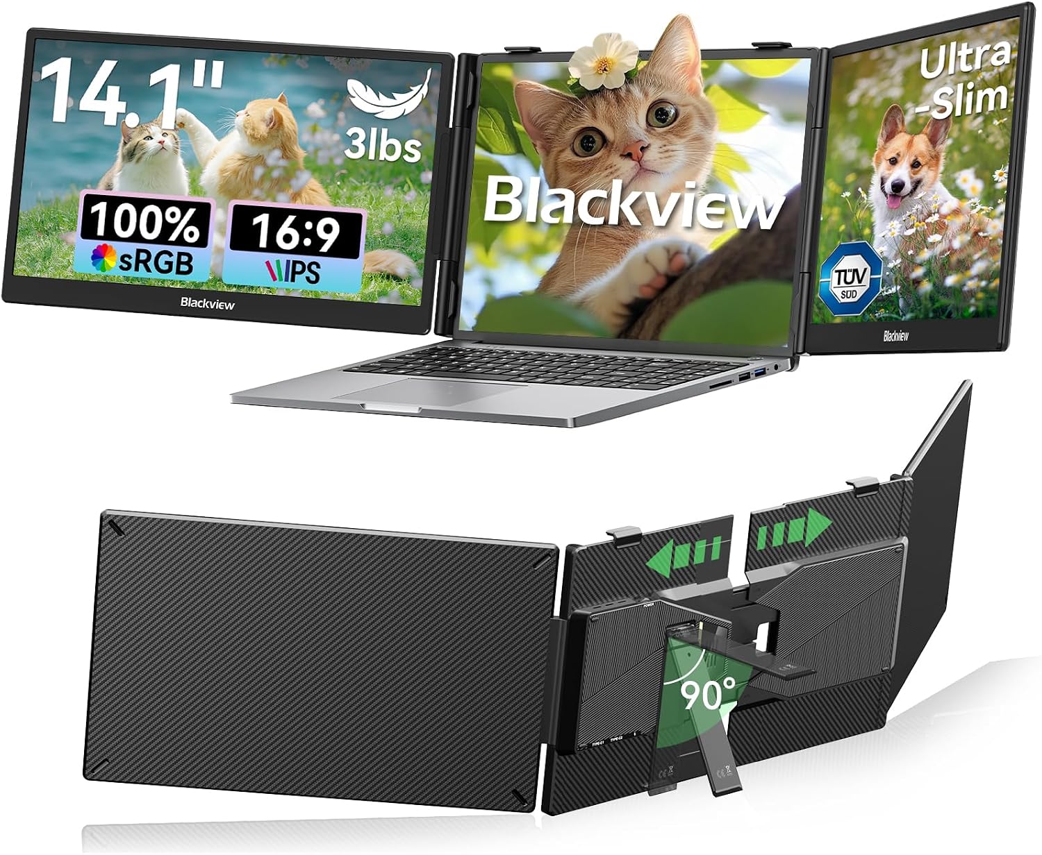 Detalle de Blackview Laptop Screen Extender 14.1-inch