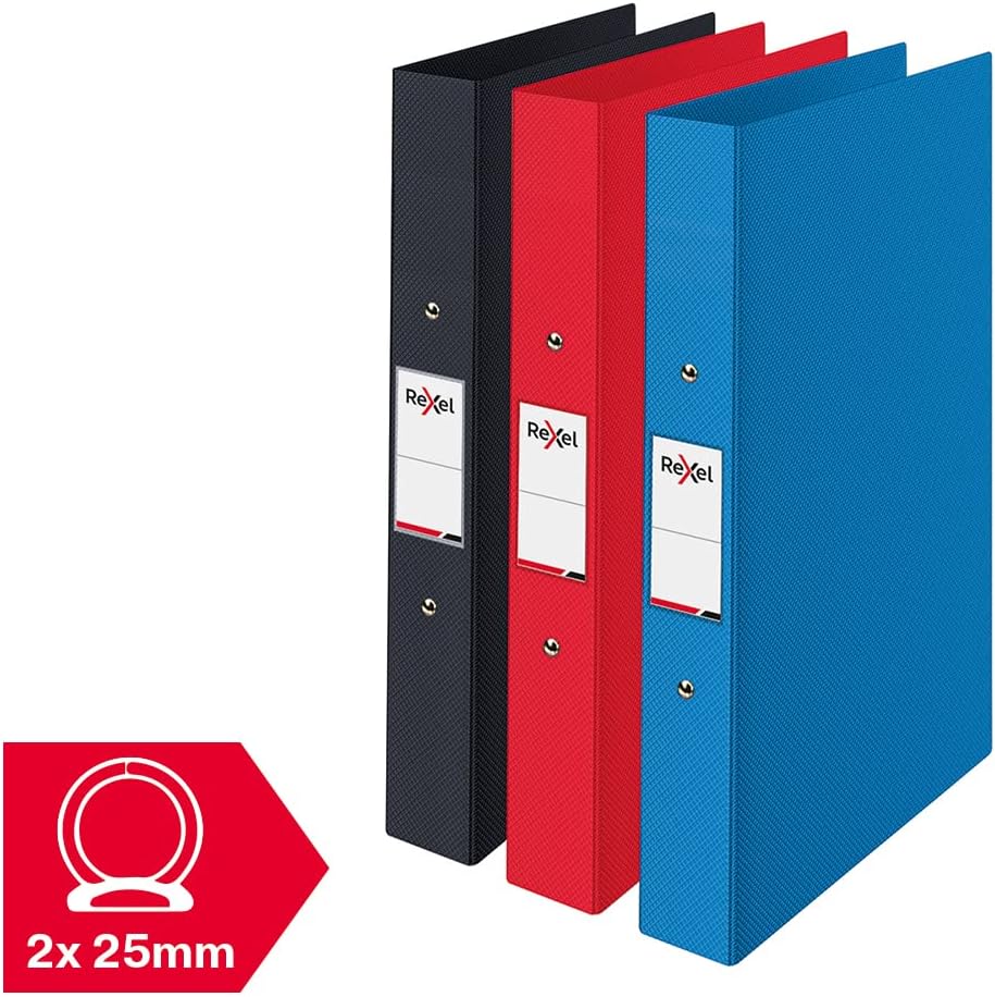 Thumbnail 6 de Rexel Choices A4 Ring Binder 25mm Spine Pack of 3 (Assorted Colours)