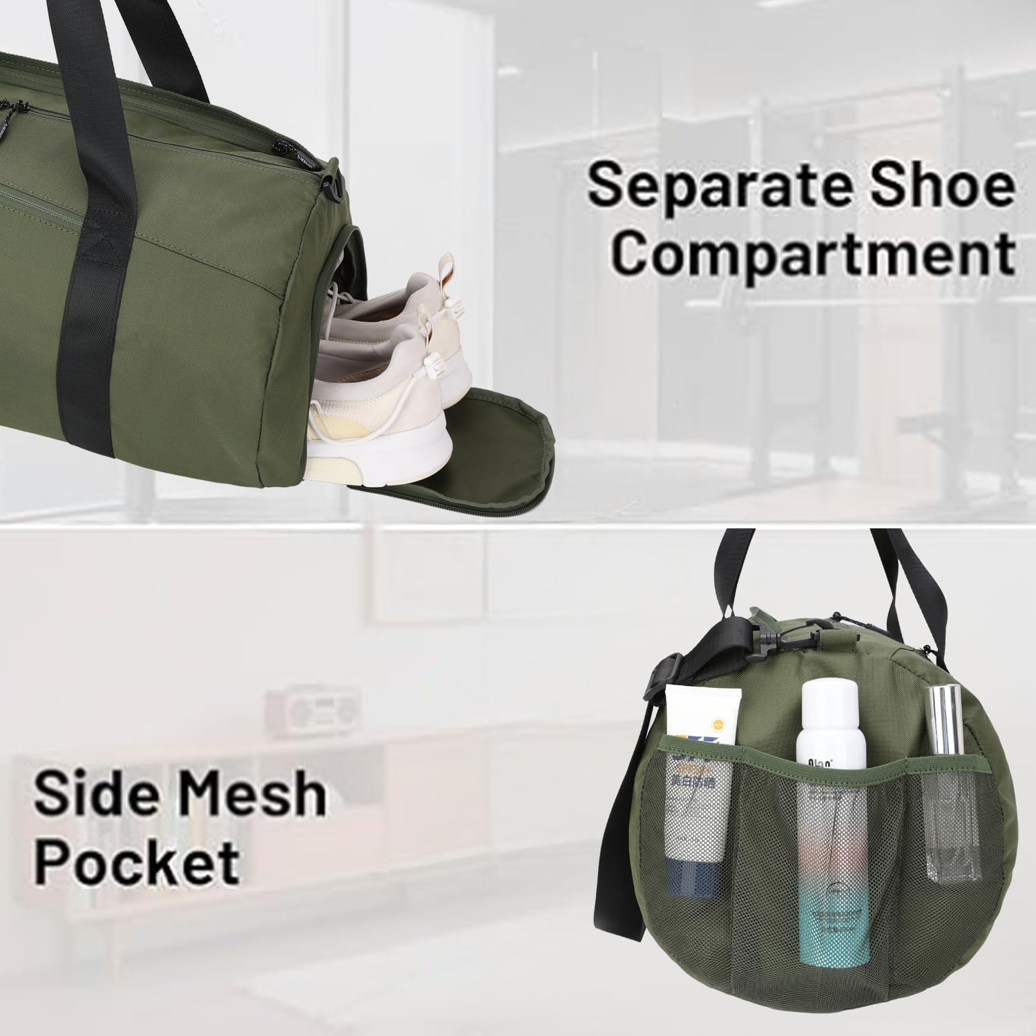 Thumbnail 6 de BESMART Gym Duffle Bag in Waterproof Polyester