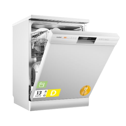 Thumbnail 1 de COMFEE' Dishwasher Freestanding, 13 Place Settings, 60cm, White
