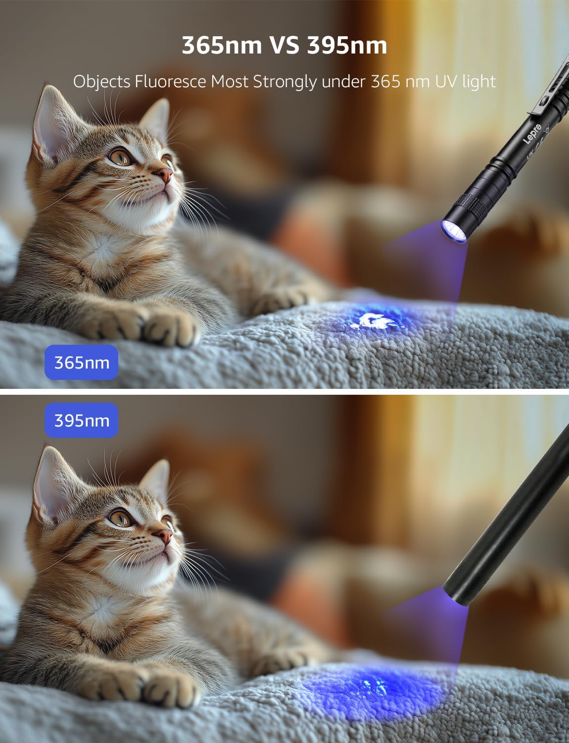 Detalle 2 de Lepro UV Light Pen 365nm