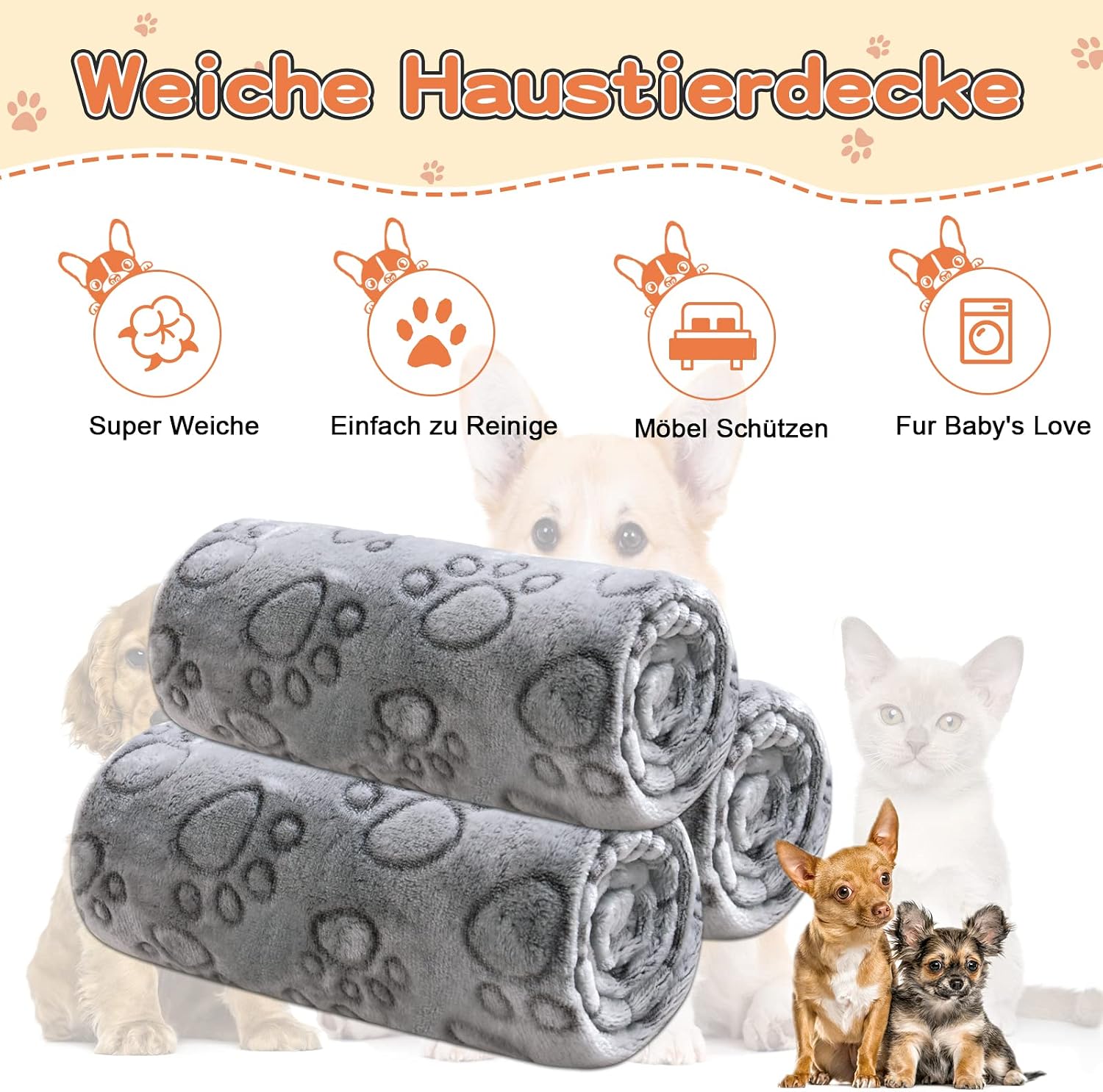 Thumbnail 6 de Gorgelly Hundedecke 60x50 cm
