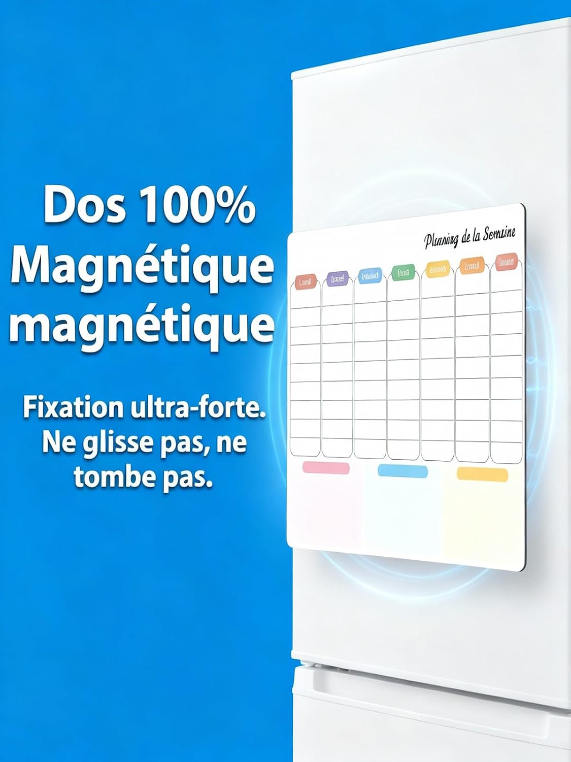 Detalle 2 de SONNELD Planning Frigo Magnétique A3