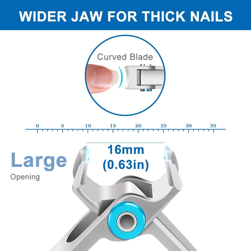 Thumbnail 1 de Nail Clippers for Thick Nails 16mm heavy-duty toenail clippers ✂