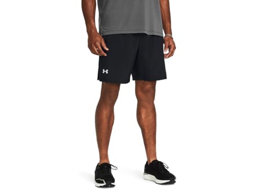 Thumbnail 1 de Under Armour Men's Launch 7'' Shorts Black/White/Reflective - Taglia XXL