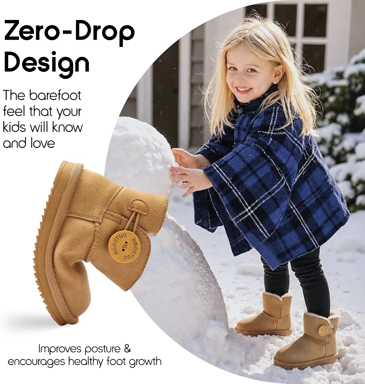 Thumbnail 6 de Balabala Kids’ Snow Boots, Suede