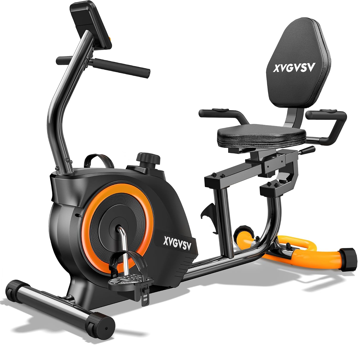 Detalle de XVGVSV W239 Recumbent Exercise Bike, 16-Level Magnetic Resistance, LCD Display