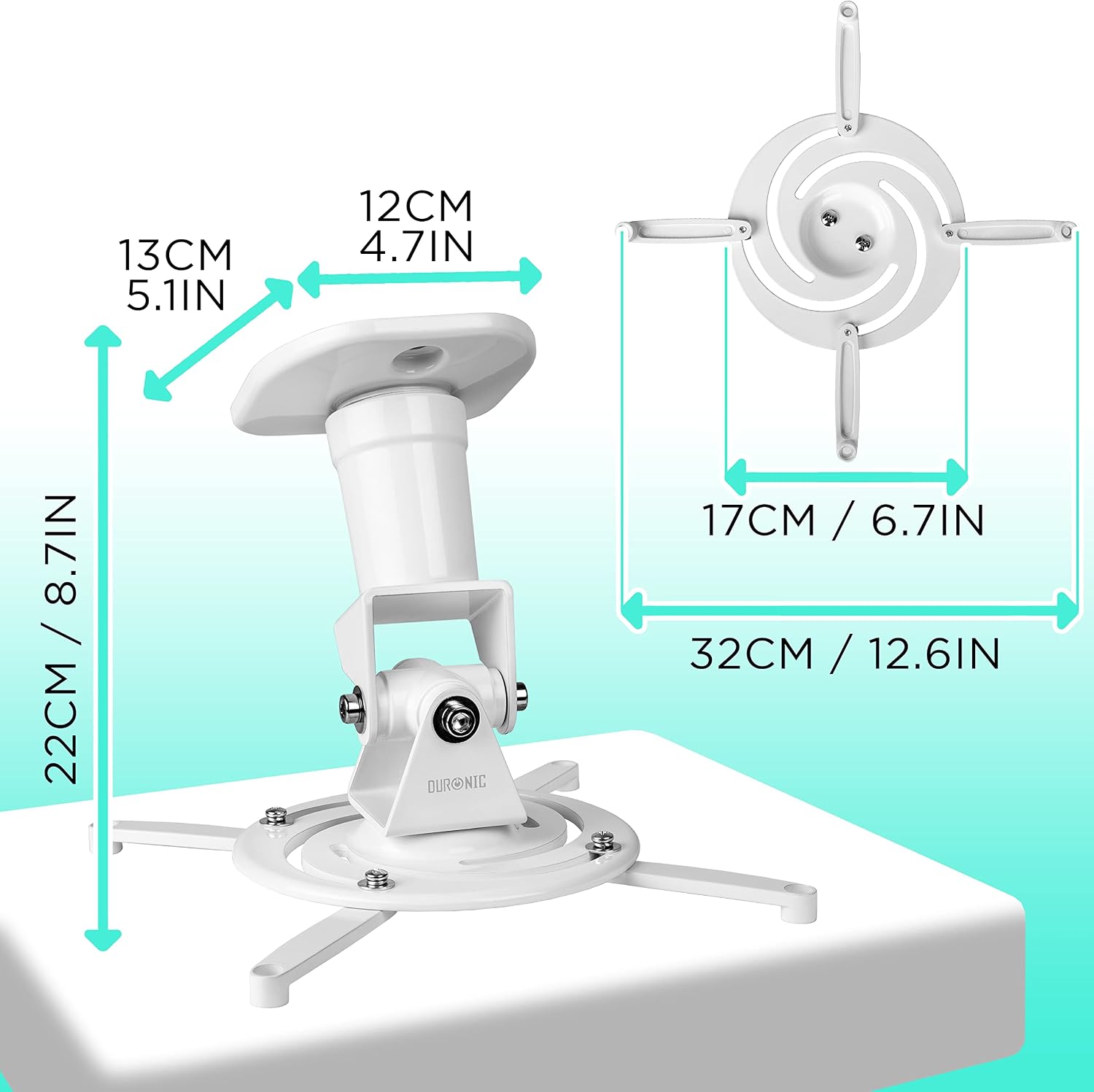 Thumbnail 1 de Duronic PB08XL support projecteur 10 kg