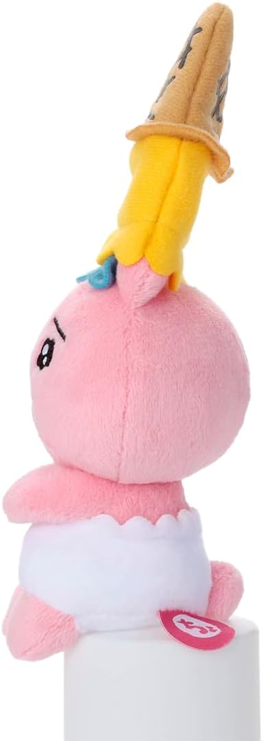 Detalle de タカラトミーアーツ おぱんちゅうさぎ ちょっこりさん(アイス)ぬいぐるみ 高さ約18cm