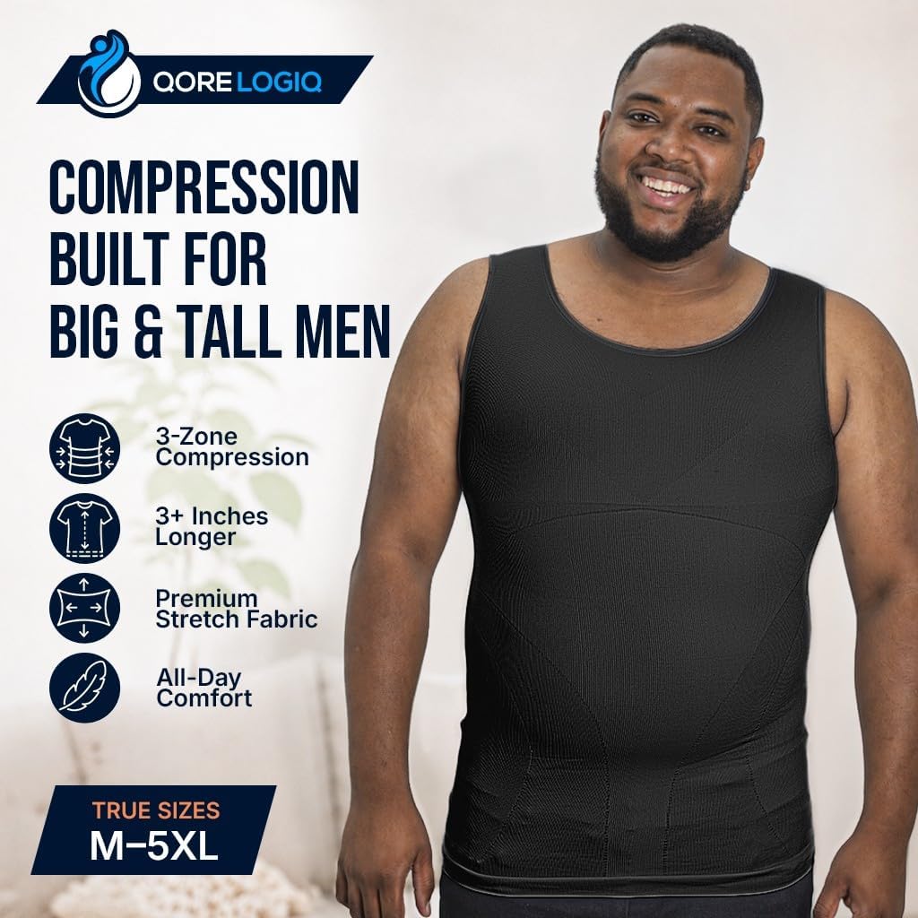 Detalle 2 de QORE LOGIQ Gynecomastia Compression 5XL