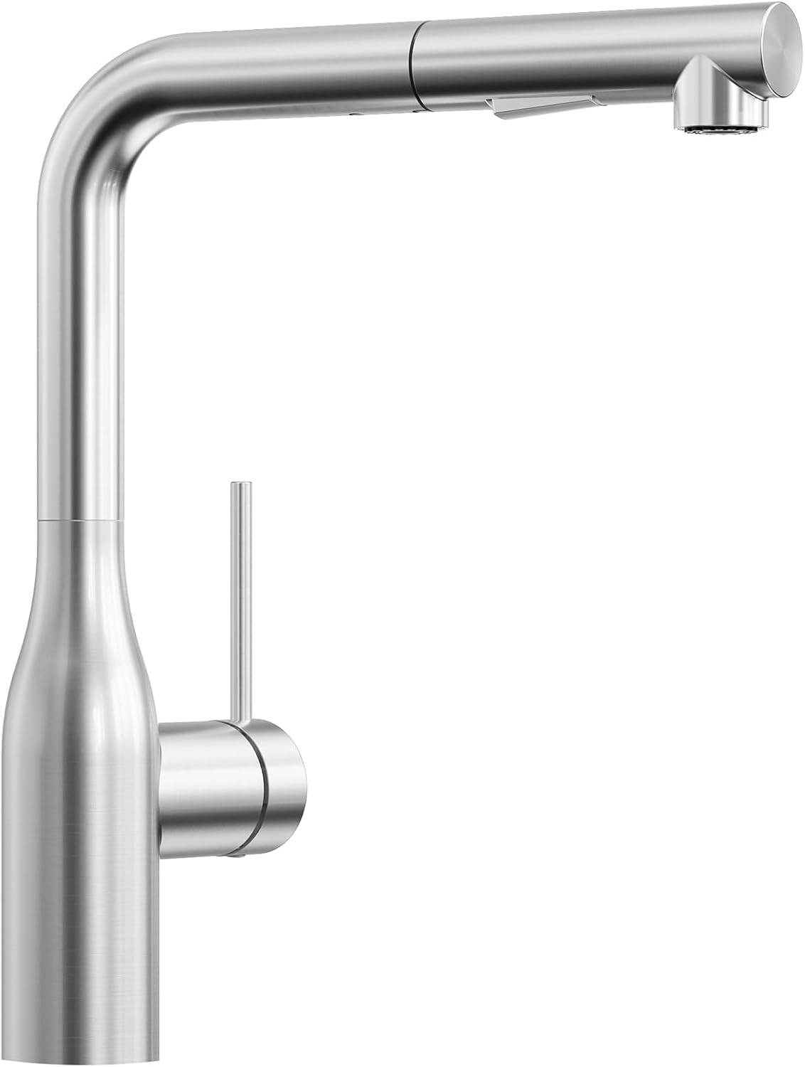 Detalle de CECIPA Rubinetto Lavello Cucina con Doccetta Estraibile e Bocca 360° in Acciaio Inox Spazzolato