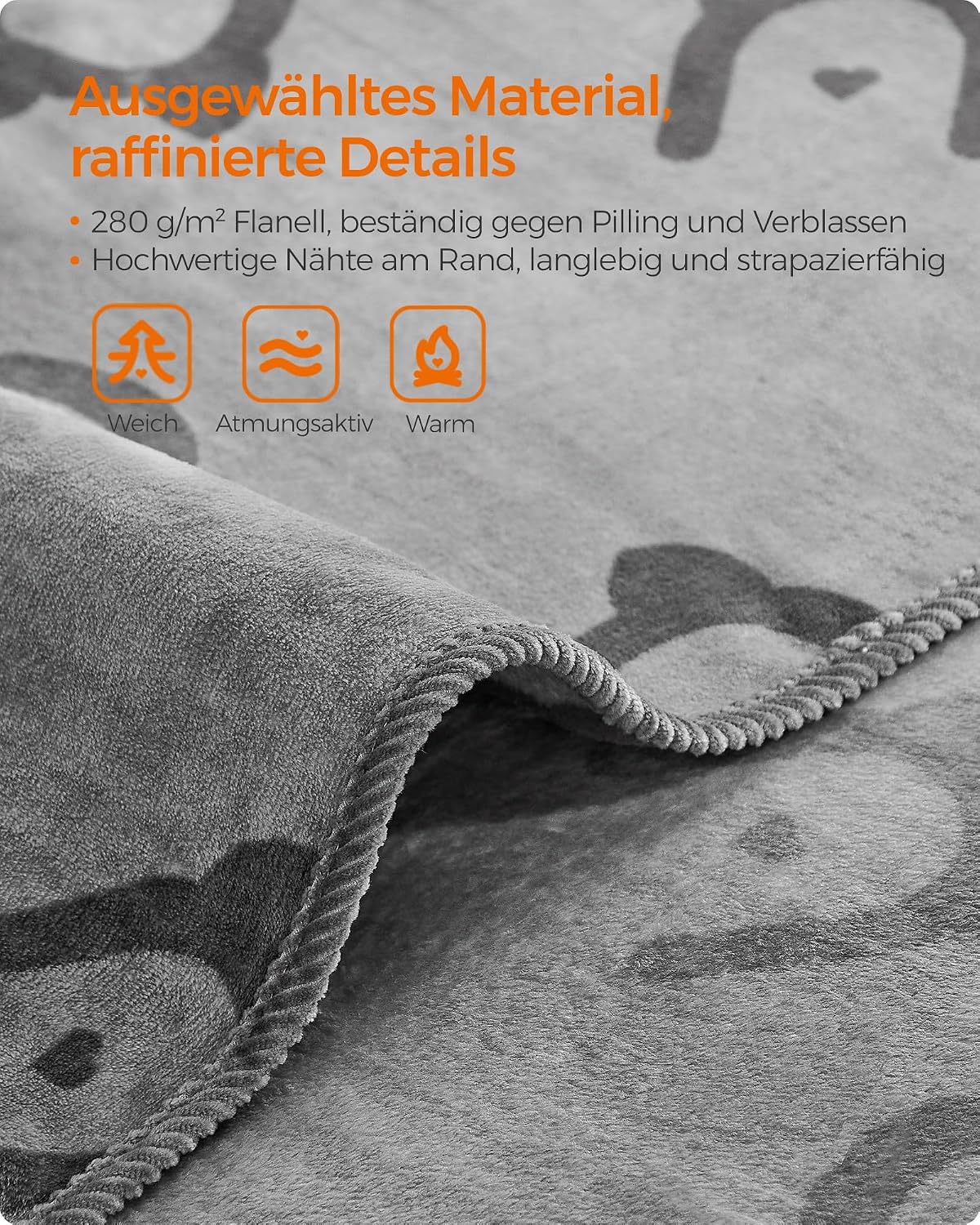 Thumbnail 3 de Feandrea 3 Pack Dog Blankets 203 x 152 cm