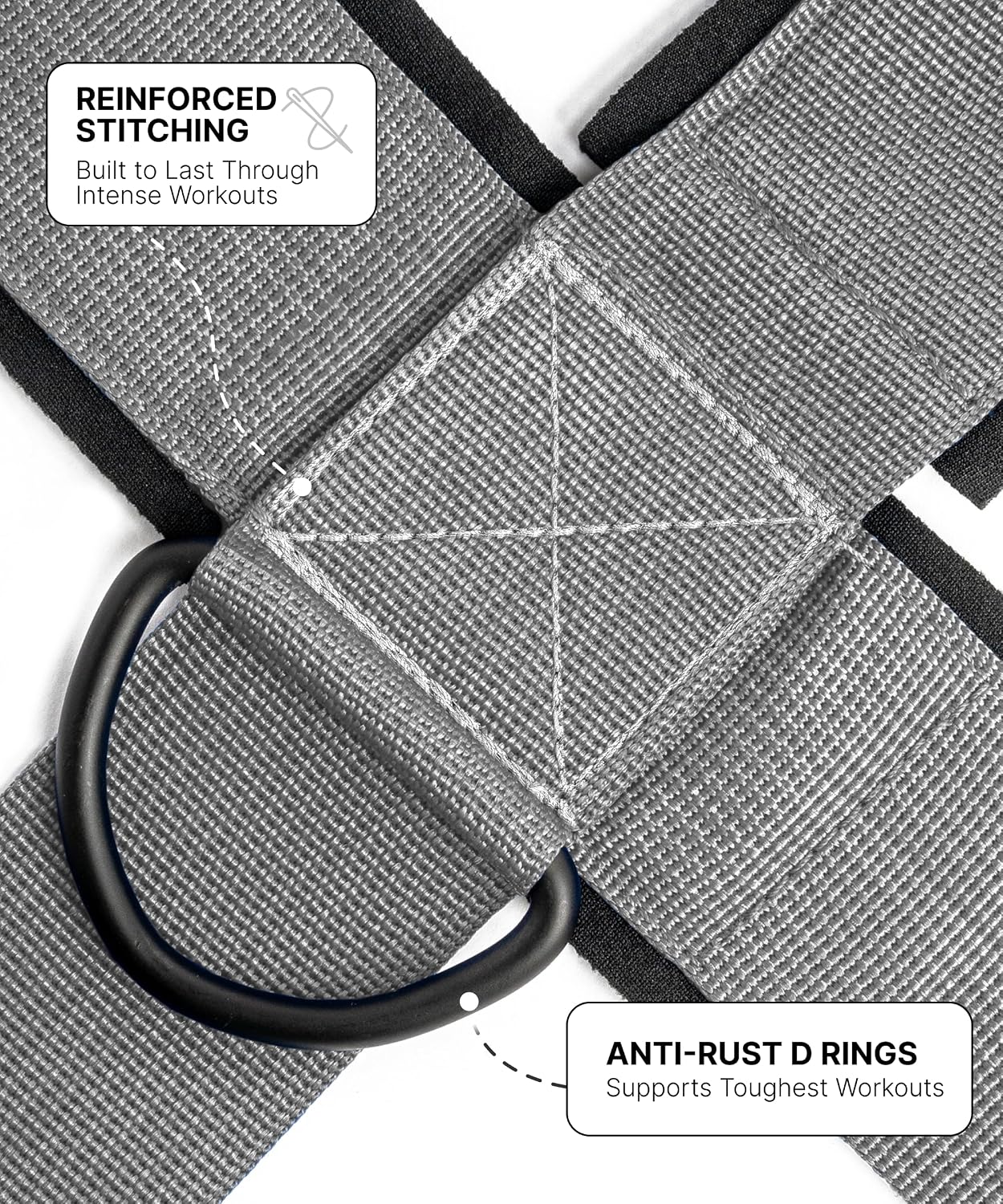 Detalle de DMoose neck harness for weight lifting