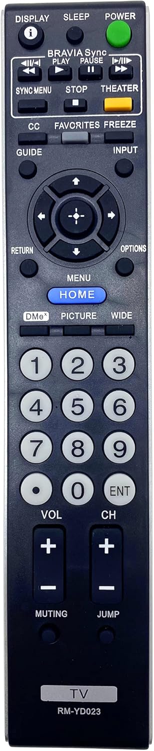 Detalle de INTECHING RM-YD026 TV Remote Control for Sony: Replacement That Fits a Wide Range of Models