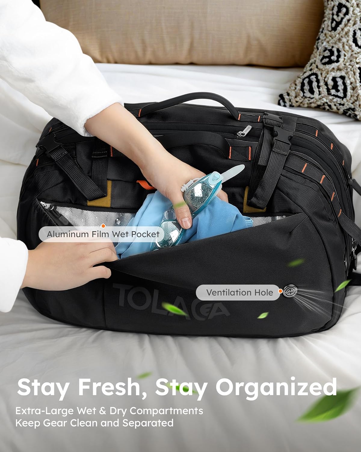 Thumbnail 3 de Tolaccea Travel Backpack 40L-50L