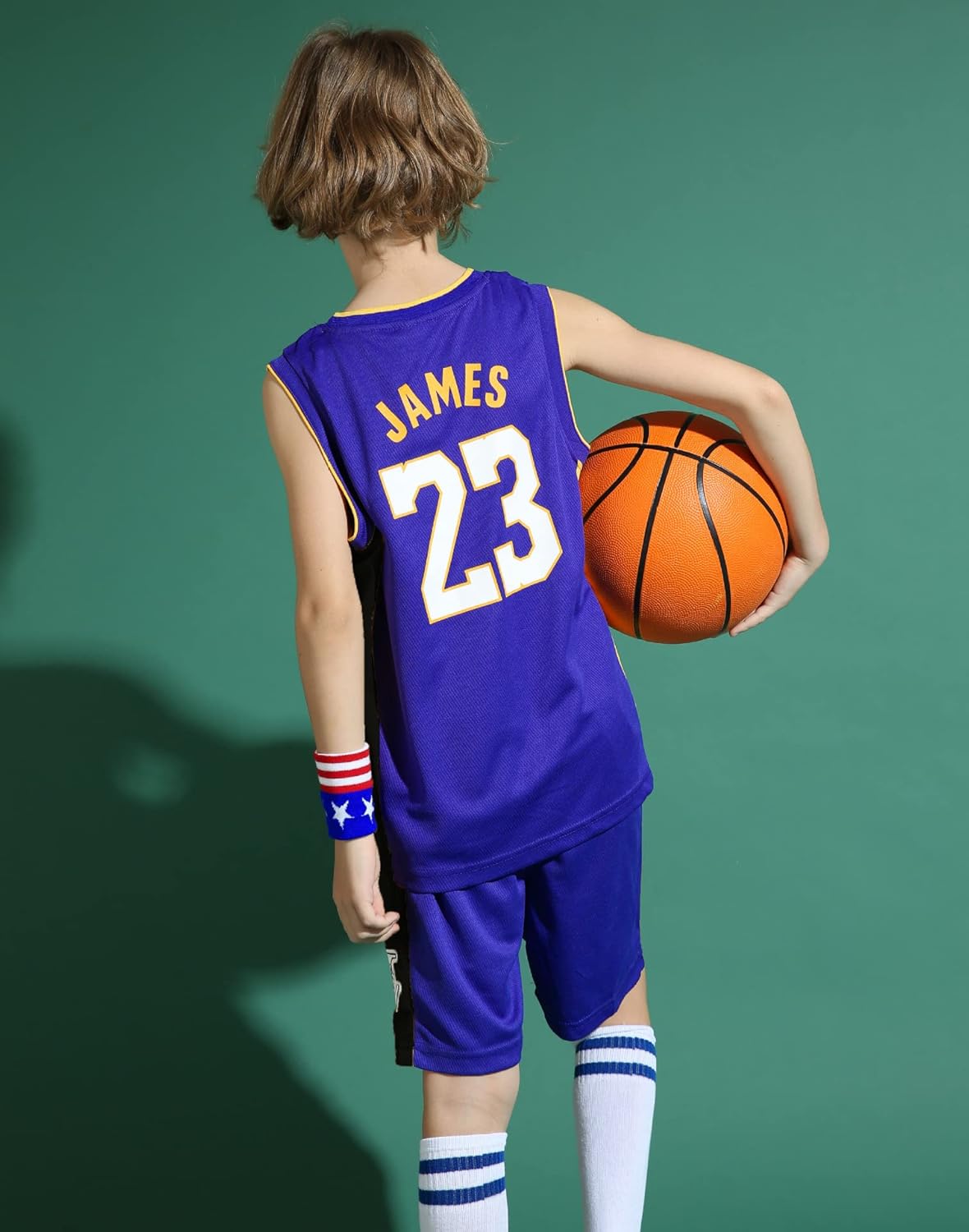 Thumbnail 2 de ISOVNUS Completo da Basket Bambino 2 Pezzi – Maglietta e Pantaloncini (3–15 anni)