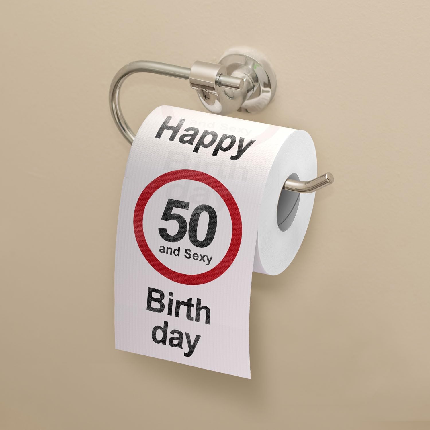 Detalle de GOODS+GADGETS 5789901 50th Birthday Toilet Paper, 200 Sheets
