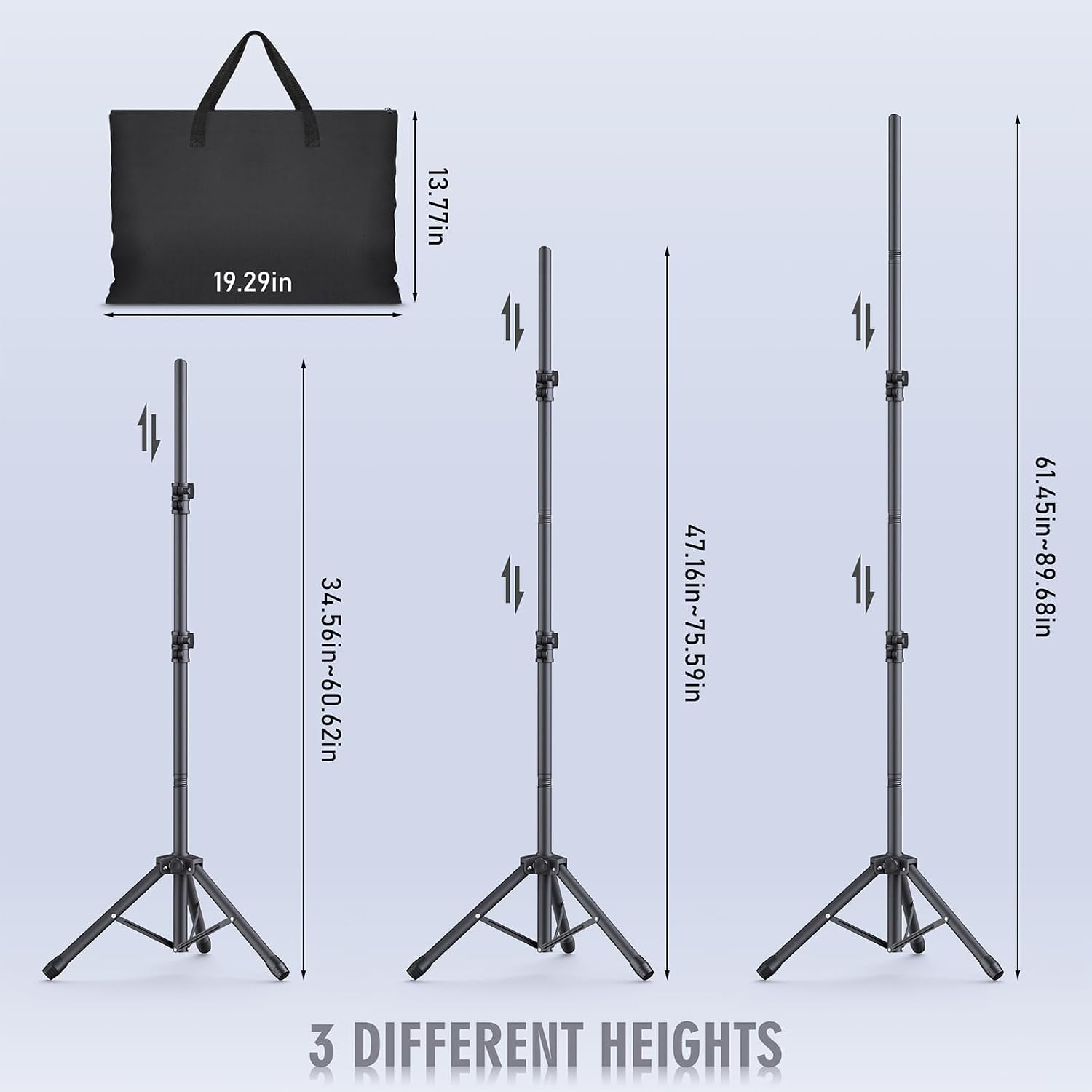 Thumbnail 5 de Backdrop Stand Kit - 6 Widths, 10x7.5ft Adjustable Background Stand for Parties & Studio Photography by Eocnrhe