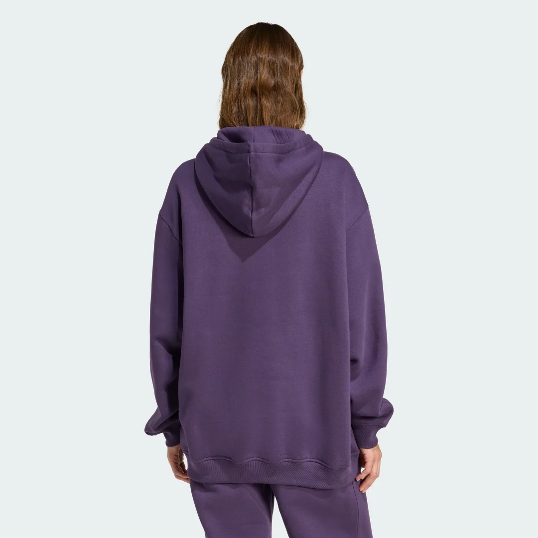 Thumbnail 1 de Adidas Essentials Oversized Fleece: sudadera con capucha en violeta